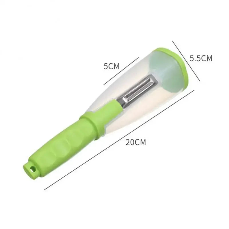 2-in-1 Peeling Knife with Integrated Peel Storage