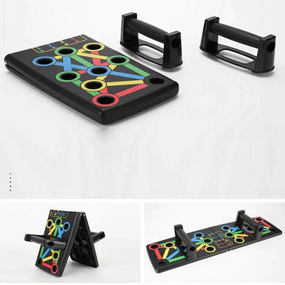 Multi-Function Foldable Pushup Board