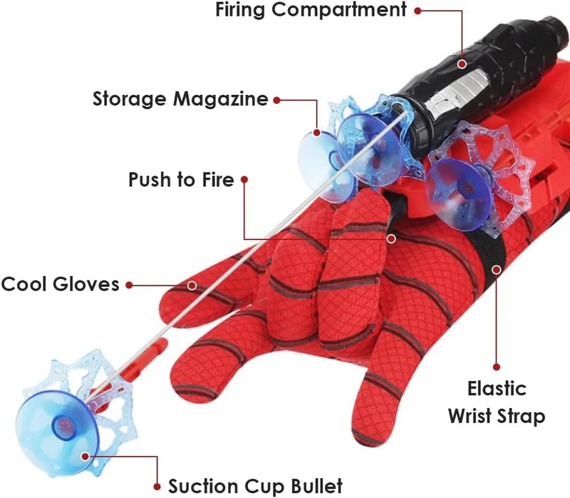 Spider Ejector Launcher with Gloves and arrow