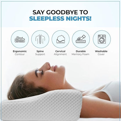 Ergonomic Memory Foam Pillow