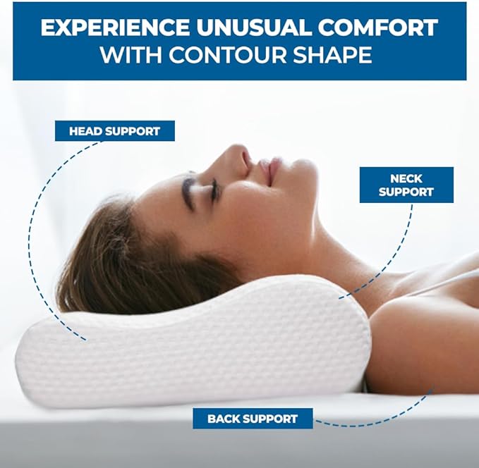 Ergonomic Memory Foam Pillow