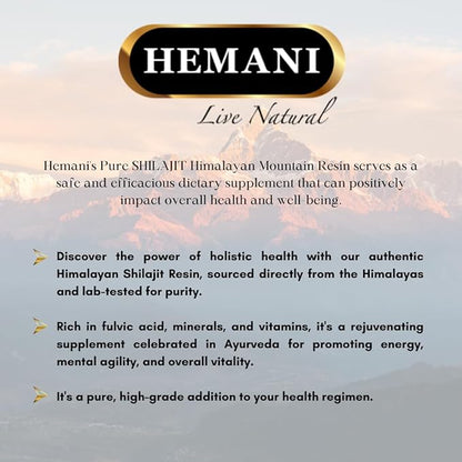 Hemani Pure Shilajit Himalayan Resin 50 gm