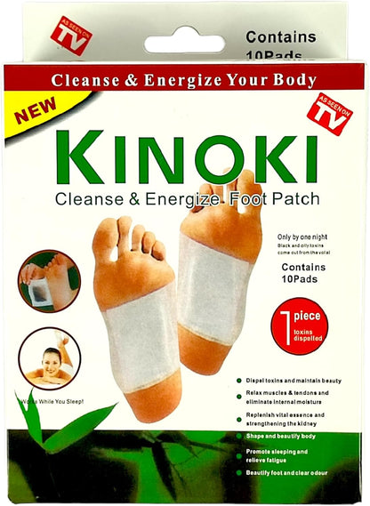 Kinoki Foot Pads for Your Health Care – 10 Premium Natural Foot Patches