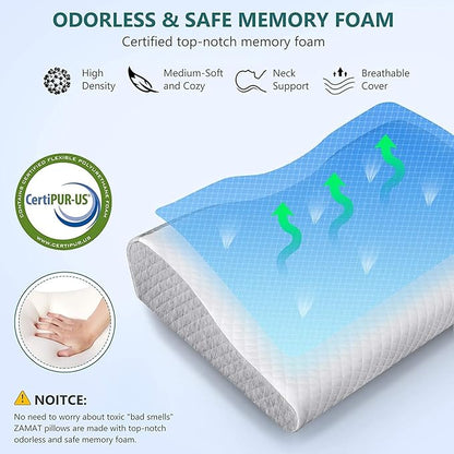 Ergonomic Memory Foam Pillow