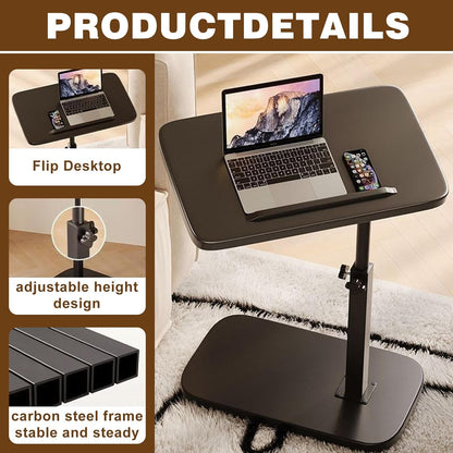 Side Table C Shape, 360° Rotatable