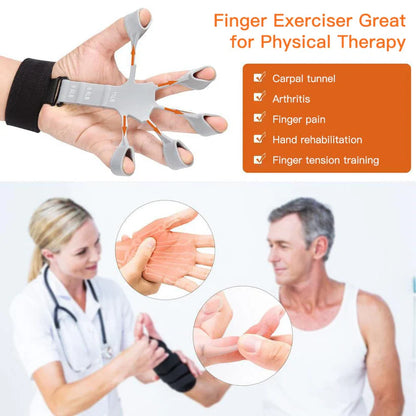 Gripster strengthener finger stretcher hand gripper