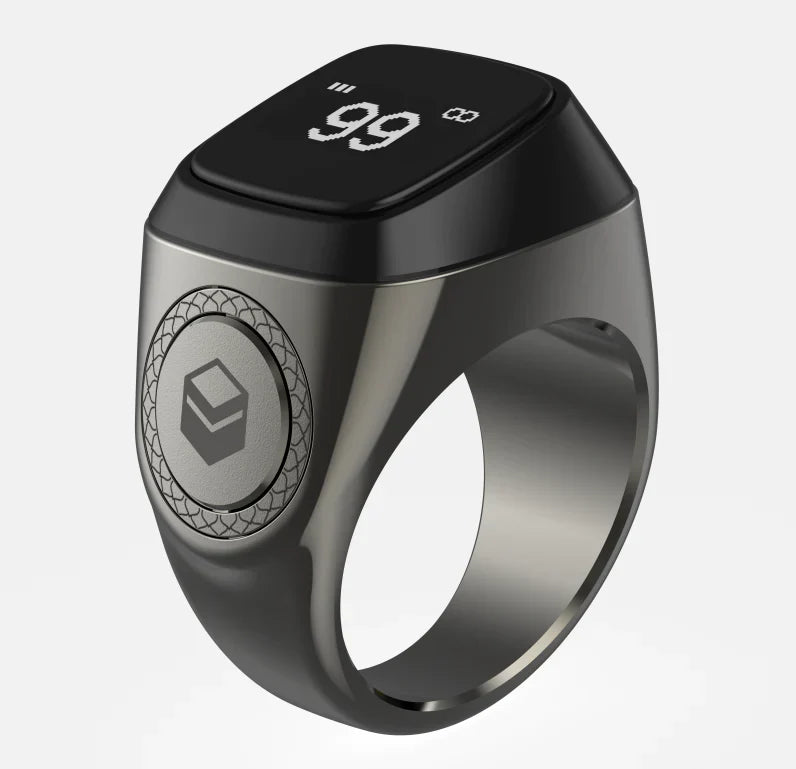 Electronic Qibla Dhikr Counter Ring