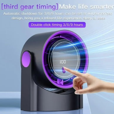 Rechargeable Portable Desk Fan with 360°