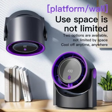Rechargeable Portable Desk Fan with 360°