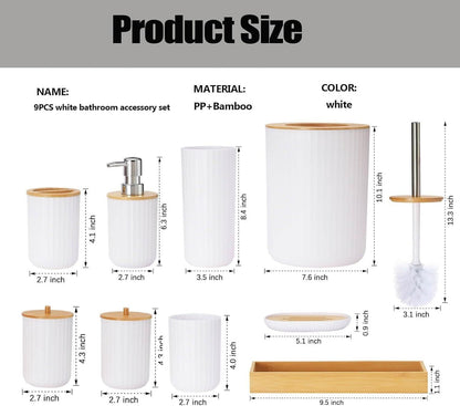 Bathroom  Set, 6 Pieces